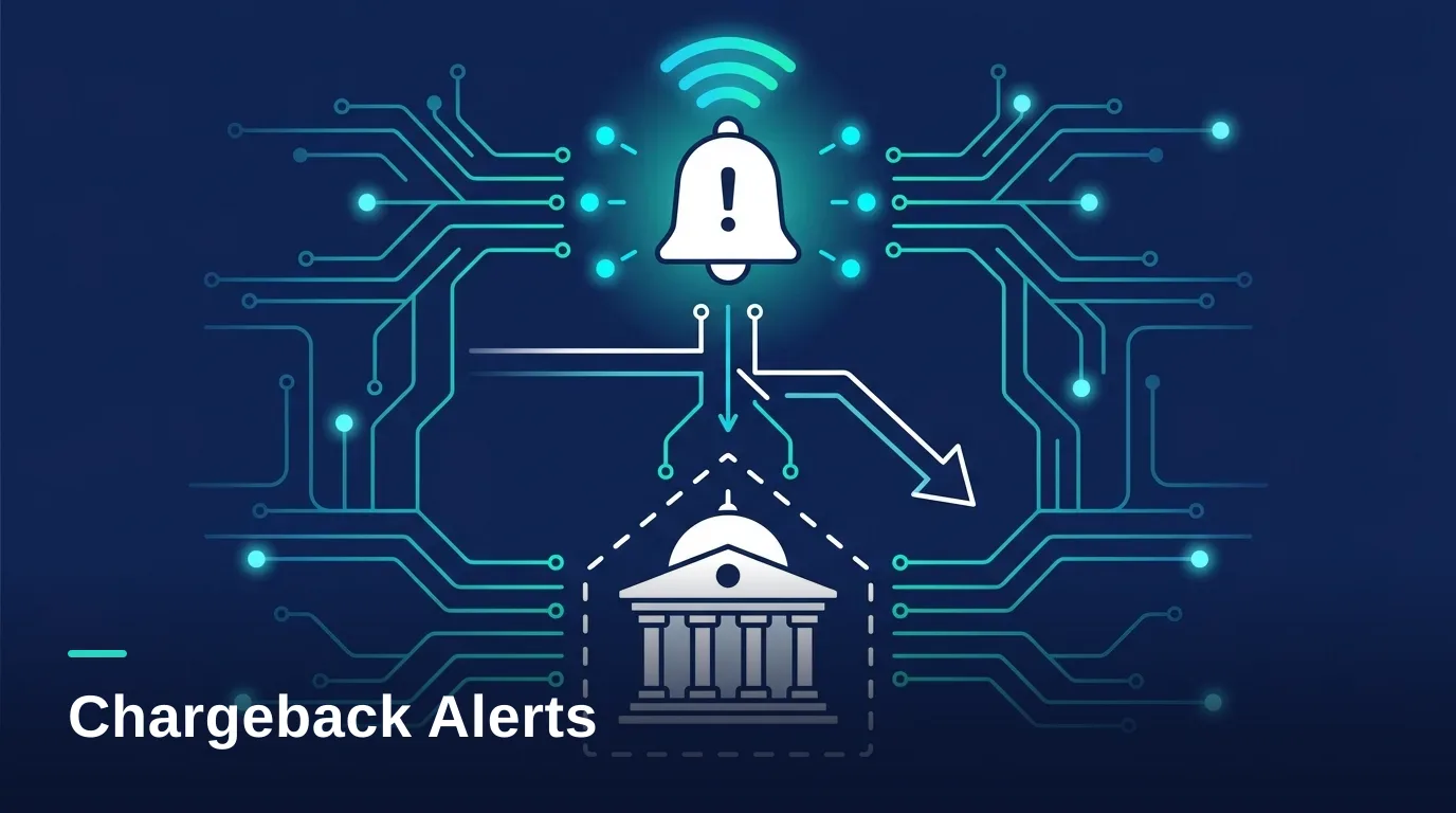 Chargeback alert intercepting a disputed card payment before it becomes a chargeback